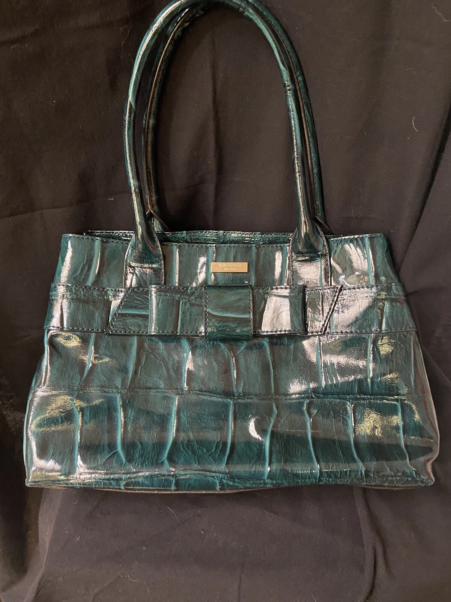 KATE SPADE WOMENS MEDIUM SATCHEL SHOULDER BAG TOTE GREEN JADE LEATHER PURSE  | eBay