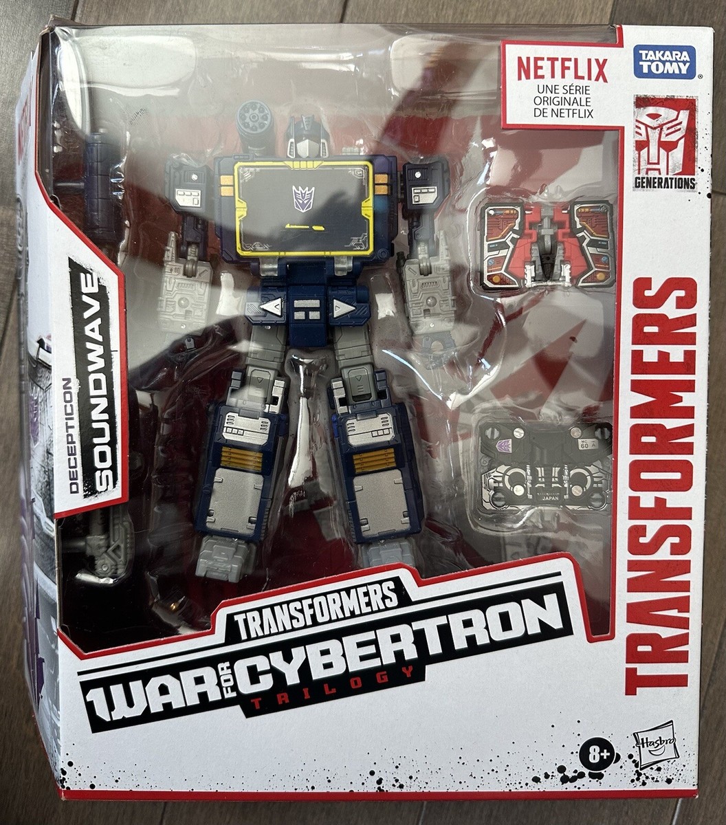 トランスフォーマー　war for cybertron サウンドウェーブ Transformers WFC War for Cybertron Netflix SOUNDWAVE+RAVAGE+
