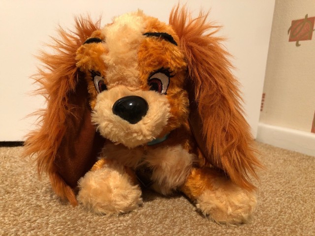 Disney Parks Authentic Lady And The Tramp Movie Pillow Pet Plush