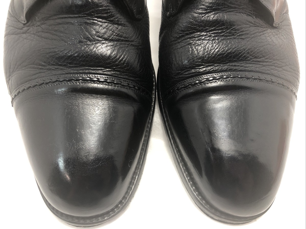 Miguel Angel Mens Black Leather Dress Shoes Size 15 B Buckle 