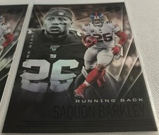 2020 Panini Illusions Football Saquon Barkley New York Giants base card #83