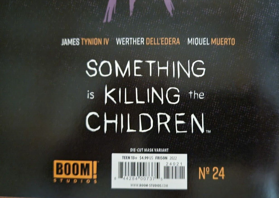 Something is Killing The Children DIE CUT MASK VARIANT Lot of 5 Boom