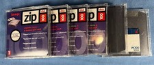 6- Iomega Zip 100 Disk Formatted For PC Used and tested In Jewel Case