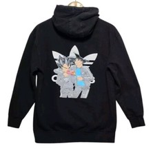 Dragon Ball Z Goku Hoodie Hooded Sweatshirt Size Medium Black
