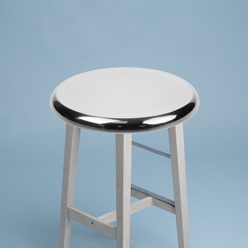 Thickened Round Stool Office Canteen Chair Seating Part Indoor Metal - Picture 6 of 12