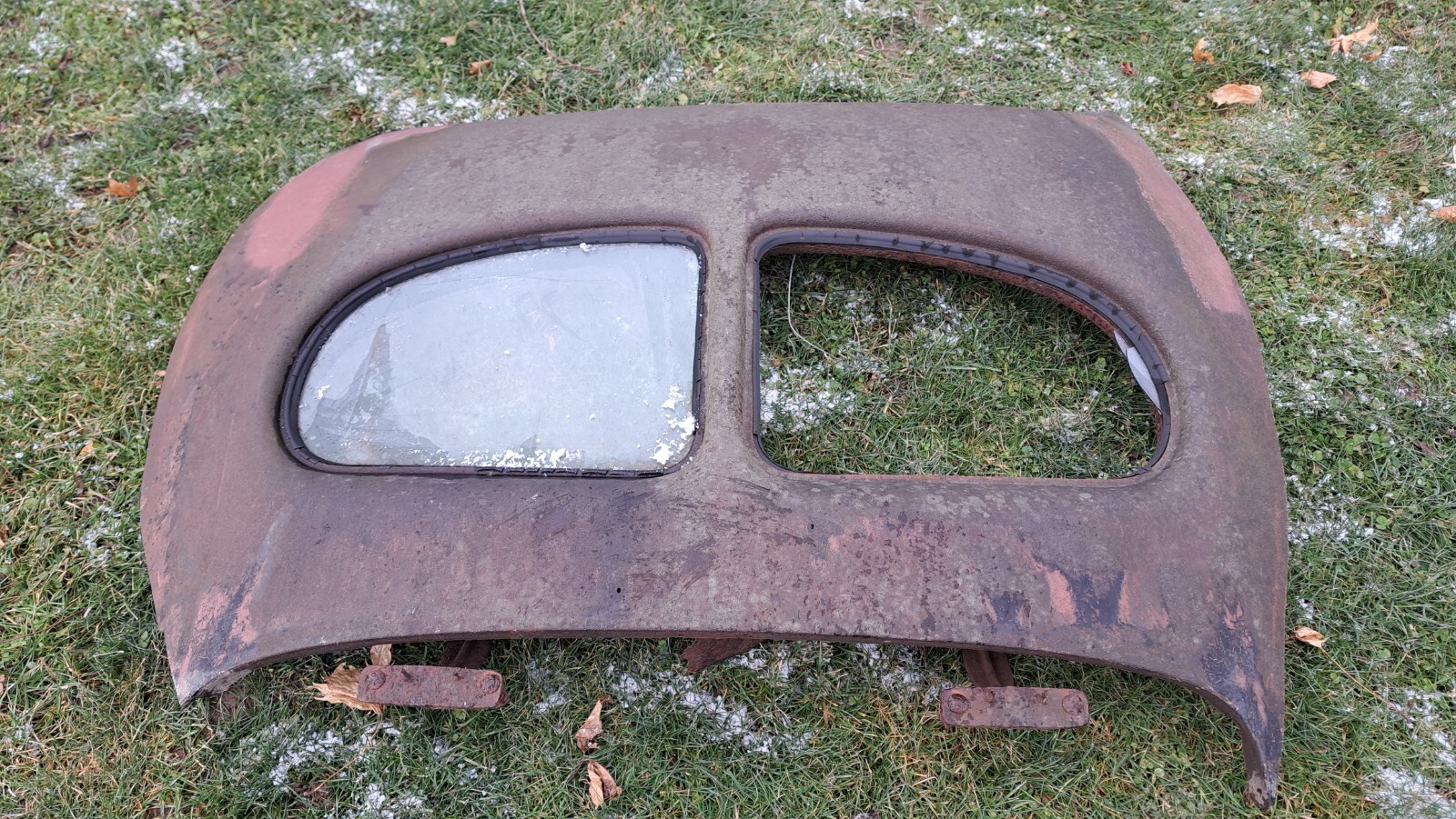 Rare Unique 1939 Hupmobile Split Rear Window Cutout For Hotrod Or Kustom