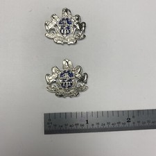 Pennsylvania Coat Of Arms Seal - Silver With Blue Enamel - NEW - Metal Insignia