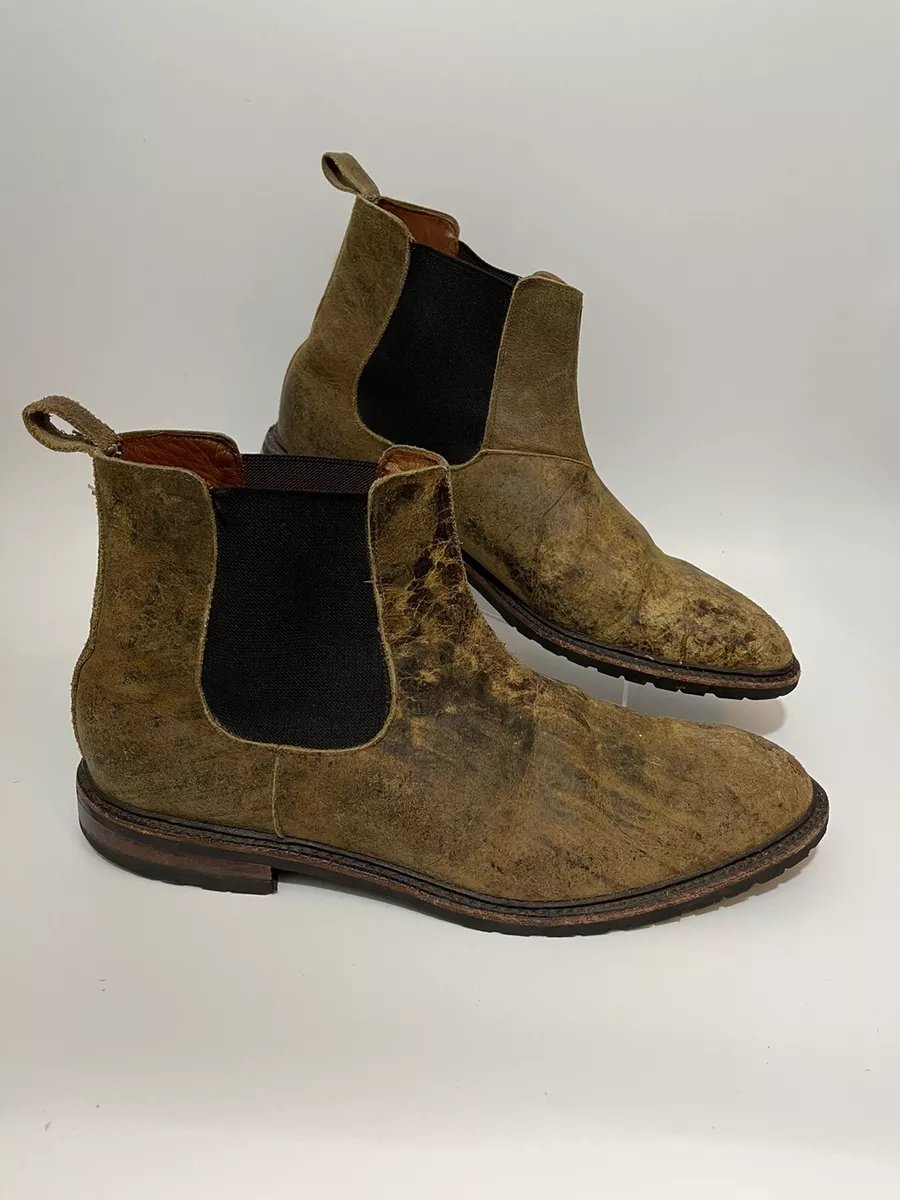 Allen Edmonds Ashbury Men s Sz 13 D Brown Distressed Leather Ankle