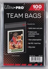 Pack of 100 - Ultra Pro Team Set Bags Hockey Baseball Cards Brand New