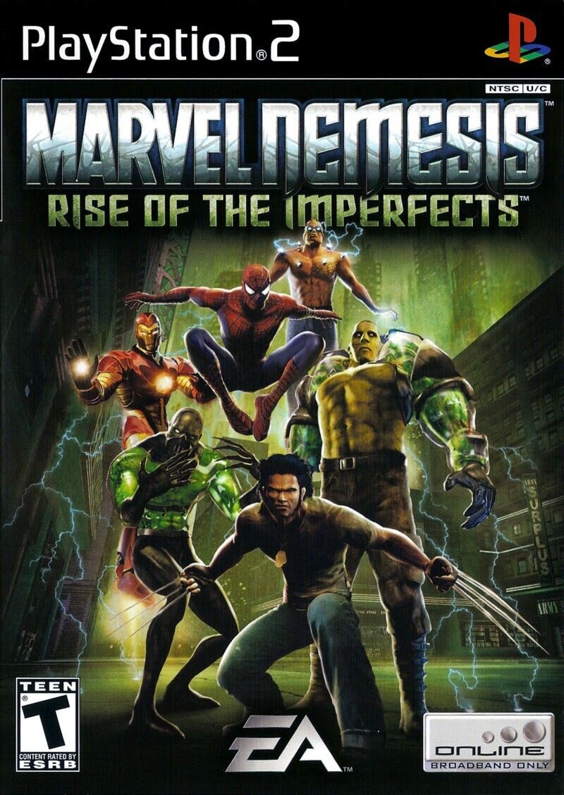 Marvel Nemesis Rise Of The Imperfects Playstation 2 PS2 