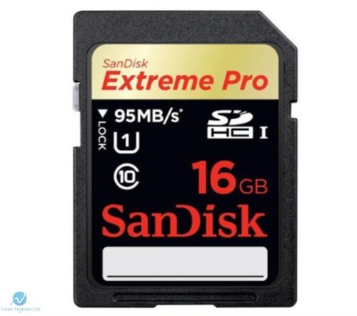 SanDisk 16GB Extreme Pro SD SDHC Memory Card UHS1 95MB/s New For digital Camera - Picture 1 of 2