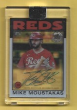 MIKE MOUSTAKAS 2021 Topps Clearly Authentic '86 Topps Autograph #MO Reds