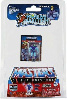 Worlds Smallest Masters of the Universe He-Man Skeletor Micro Actionfigur