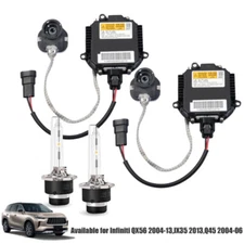 ⭐2x New For Infiniti JX 35 QX 56 60 80 Xenon Ballast & D2S Bulb Kit Control Unit