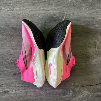 Nike ZoomX Vaporfly Next % Pink Running Shoes Mens Size 7.5