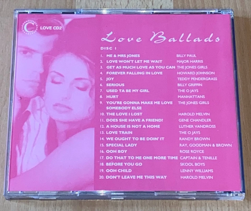 Love Ballads - Connoisseur Soul Collection 1 (1994) - Rare UK Import CD - Bild 2 von 3