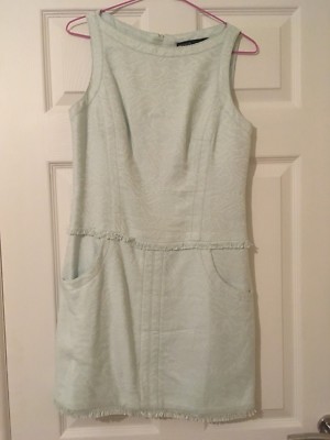green emerald velvet dress Karen Millen Mint Green Liquid Metallic Split Woven Maxi Dress UK 6 main image 1