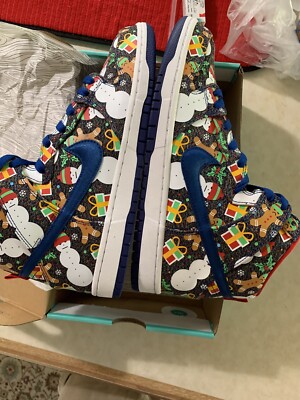 nike sb ugly christmas sweater 2017 881758-446 Snow Air Zoom
