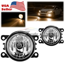 2012-2014 Honda Pilot 2x Fog Light Clear Lens Upgrade Fit Quality Replacement F1