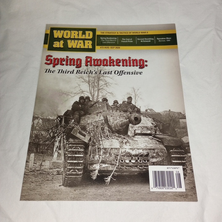 Decision Games World At War Mag #73 Spring Awakening: 3rd Reich's Last Offensive