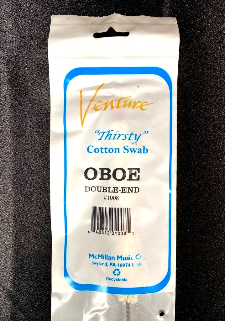 Venture Thirsty Oboe Swab Double End McMillan Music USA New Sealed