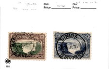 Southern Rhodesia, Postage Stamp, #31-32 Used, 1932 Victoria Falls