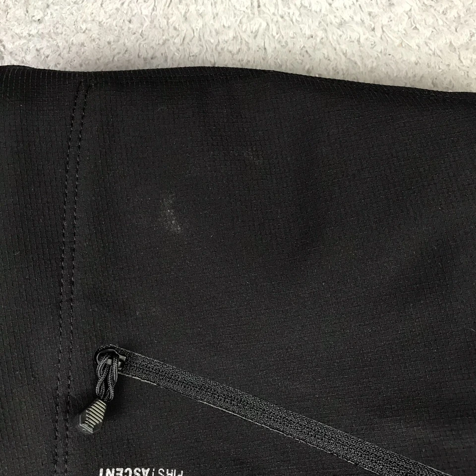 Eddie Bauer First Ascent Pants Womens M (32x30) Black Ripstop Fleece Lined Cargo - Image 2 of 4