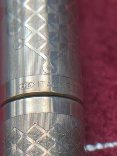 Omas Ingengo Scrittorio Fountain Pen Sterling Silver Limited Edition 55/1000 - Picture 4 of 13