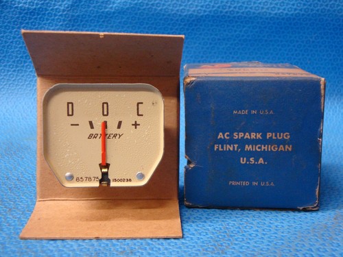 NOS 1939 39 Pontiac Battery Ammeter Gauge Deluxe Chevrolet Master 85 Unit AMP - Picture 6 of 7