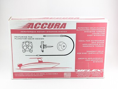 Accura Zero Torque Feedback Rotary Steering Kit - 17 ft. | UFLEX USA ACCURA17FC