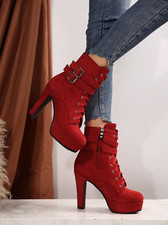 Botas Elegantes Casuales Zapatos Para Mujer Altas Tacon Calzado Femenino Tacones