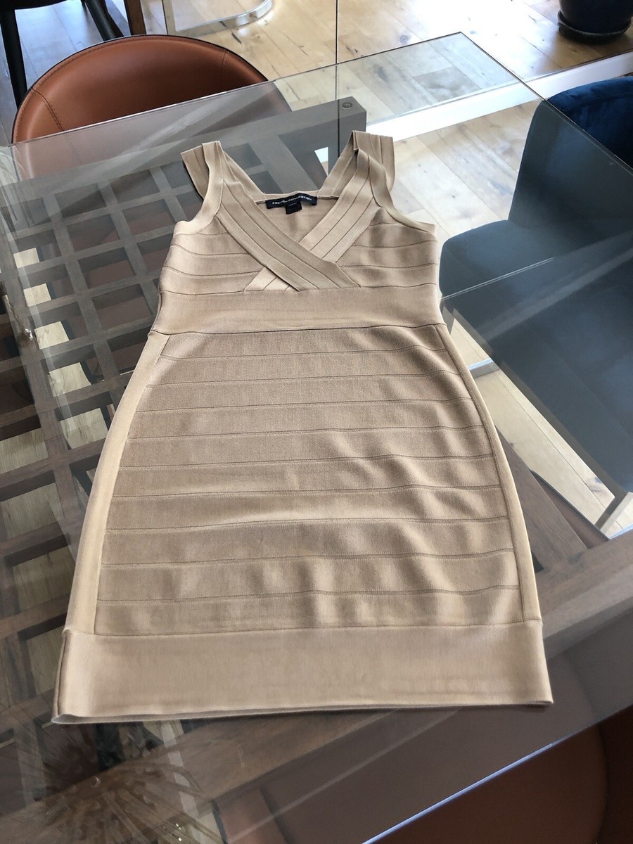 french connection gold bandage dress Bebe Women's Color Block Bandage Dress main image 0