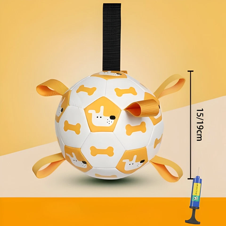 Pelota interactiva para perros Juguetes Pelota de fútbol para perros Juguete Pelota de rebote para perro Pelota de salto Foto 2 de 4