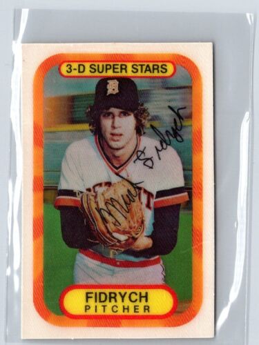 1977 Kellogg's 3-D Super Stars 26 Mark Fidrych RC Rookie Detroit Tigers SHARP - Afbeelding 1 van 2