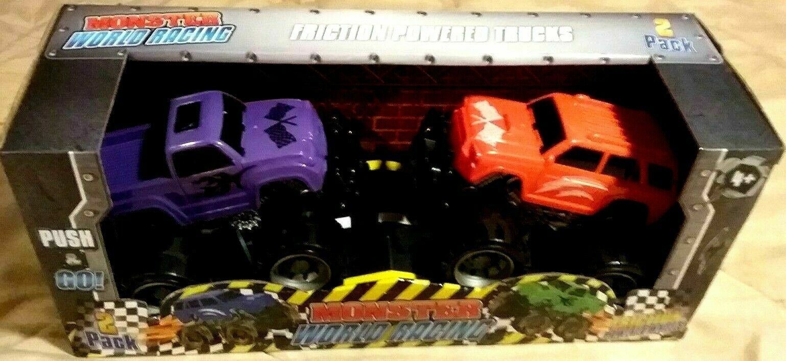 Friction Monster Trucks 2-Pack Set