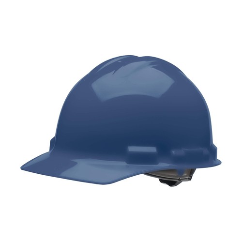 Malta Dynamics Made in US 4 Pt. Suspension Hard Hat, Ratchet Cap Style, 1 Blue