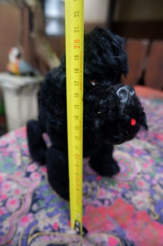 Schuco Allemagne Trip Trap Caniche Pull Toy Dog 1950s Tripple Trapple Mécanique - Imagen 5 de 5
