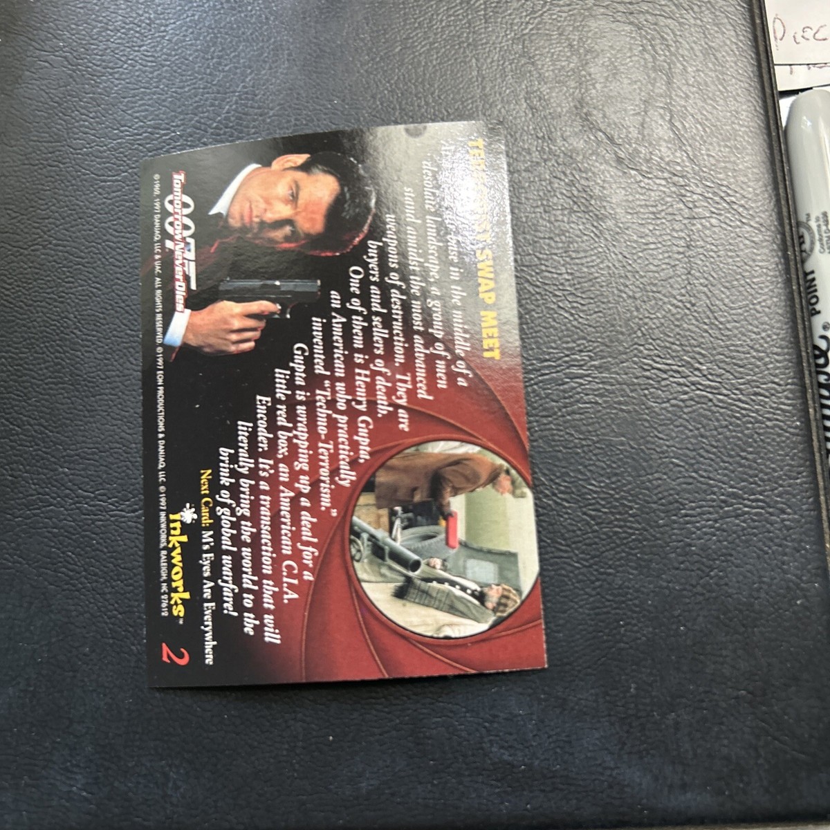 Cno James Bond 007 Tomorrow Never Dies 1997 #2 terrorist Swap Meet 
