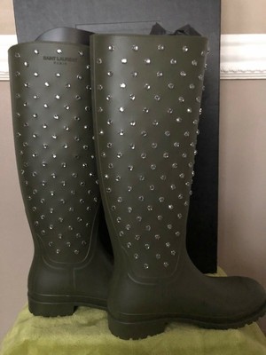 studded rain boots