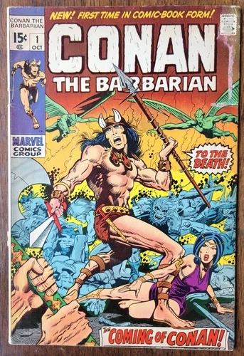 VERY RARE 1970 Conan The Barbarian #1 - 1st App Conan and King Kull