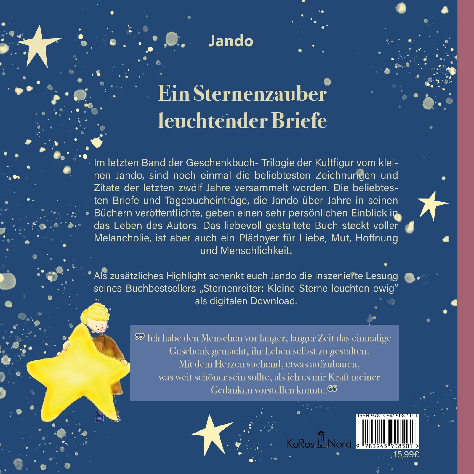 Thumbnail - Jando / Ein Sternenzauber Leuchtender Briefe9783945908501