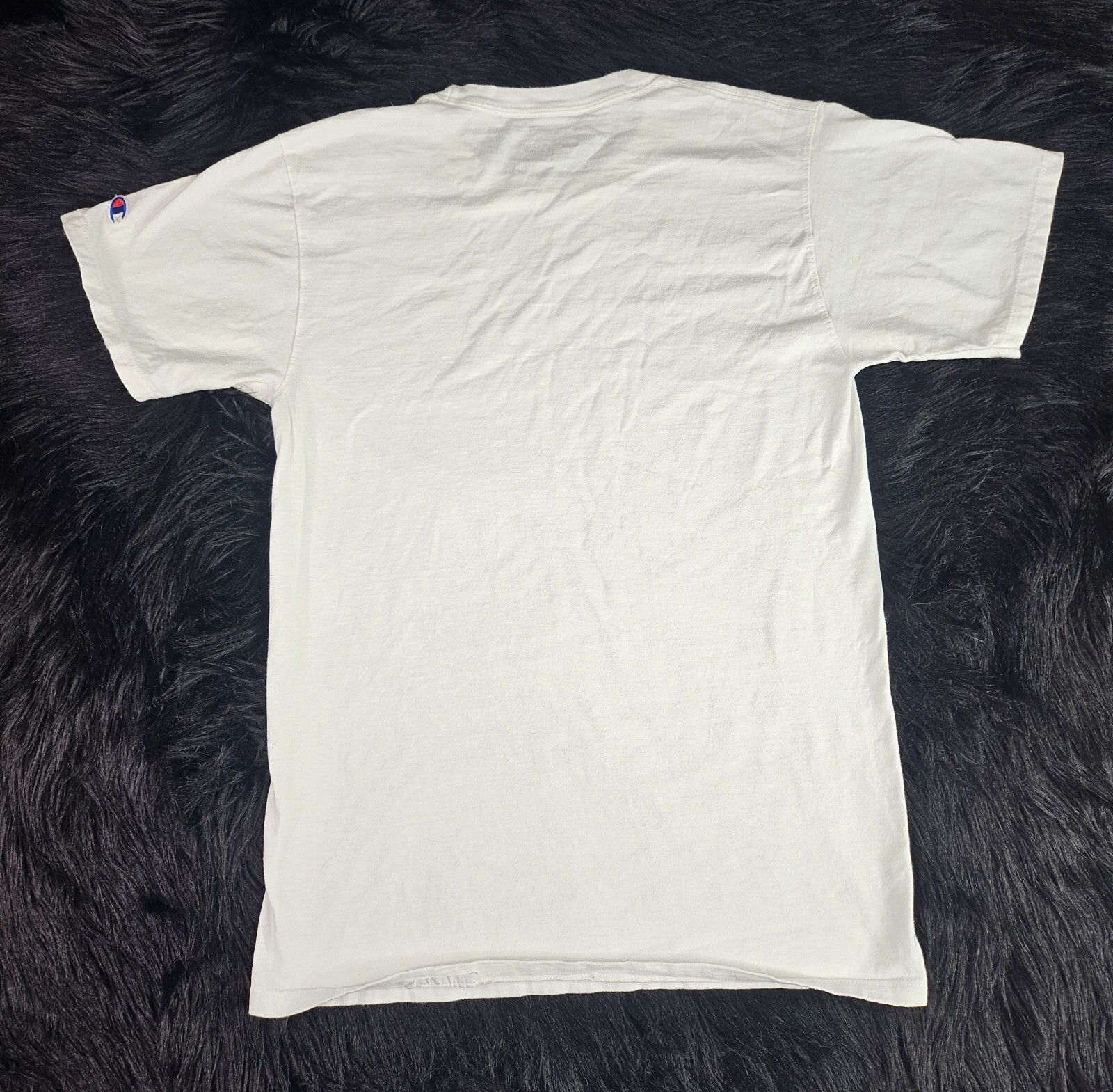 Champion T-Shirt Boys Youth (S Short Sleeve Authentic Athleticwear Graphic White image 5