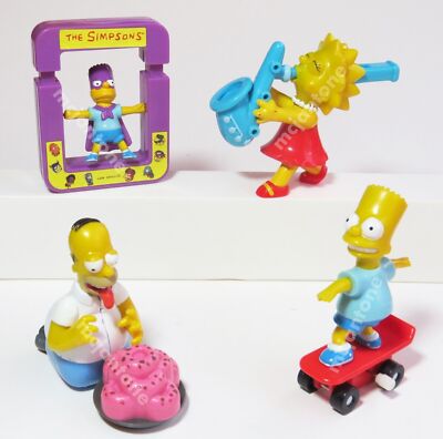 Subway 1997 SIMPSONS Bart Homer Lisa FOX CARTOON Animated YOUR Toy