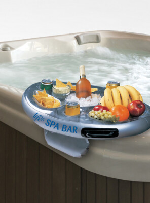 Spa Bar Floating Food Drink Holder Outdoors Travel Hot Tub Pool - Main Image