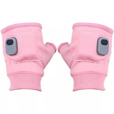 Fingerless Smart Heated Gloves Electric Heated Gloves for Outdoor Hiking CyclixU