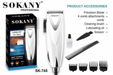 x Tagliacapelli Rasoio Professionale Sokany Sk-745 Pettini Forbici luc