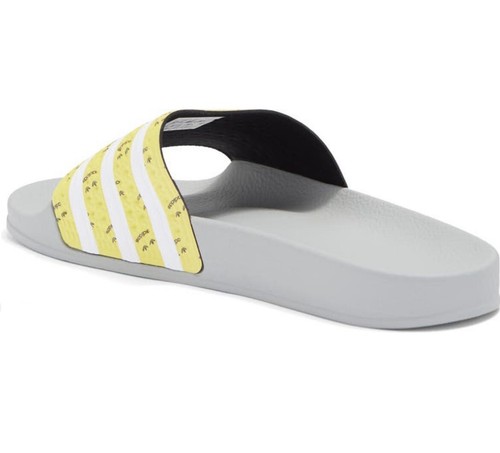 NUOVE DIAPOSITIVE TRIFOIL ADILETTE UOMO ADILETTE ~ TAGLIA 12 GY1336 GRIGIO/GIALLO - Foto 2 di 5