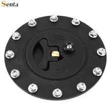 Black Universal Fuel Cell Gas Tank Filler Capfiller Platefittings For Car