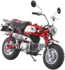 AOSHIMA Skynet 1/12 Scale Motorcycle Model Honda Monkey Limited Monza Red