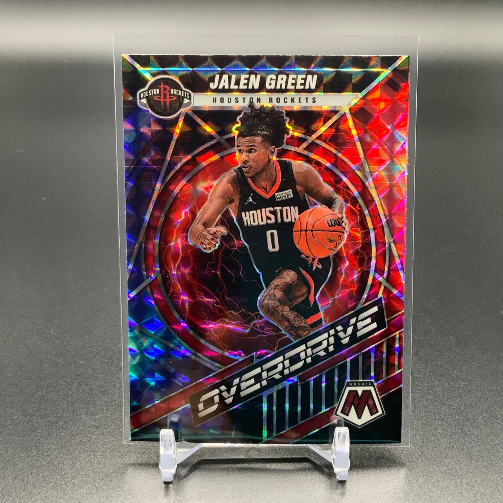 2021-22 Panini Mosaic Jalen Green Overdrive Rookie RC GRD902